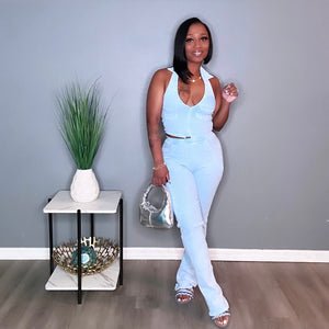 "Dreamy Blue" Pants Set