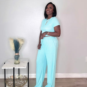 "Serenity" Pants Set - Mint
