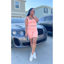 Load image into Gallery viewer, Summer Nights Short Set (Coral)